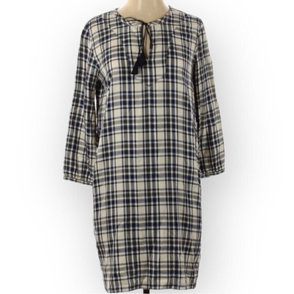 𝅺madewell • Artiste Plaid Tunic Dress - Picture 2 of 10